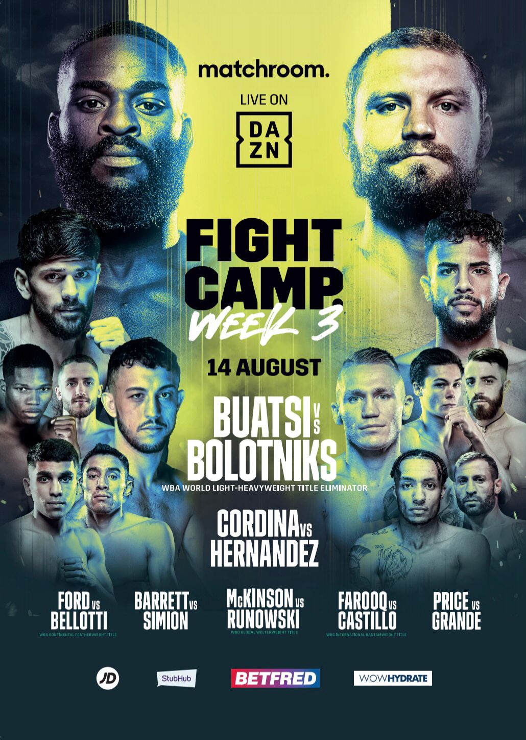 Fight Camp Week 3 Programme